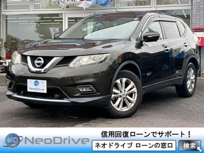 エクストレイル2.0 20XハイブリッドEブレーキPKG 4WD　ローンが不安な方＜優遇ローン＞本州仕入 寒冷地仕様 　純正ナビ　フルセグ 4WD 2000 5Dr