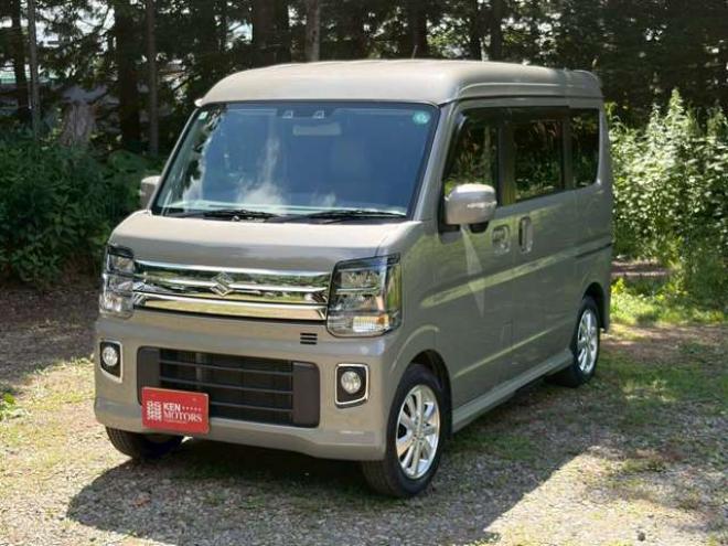 エブリイワゴン PZターボスペシャル 4WD　ディスプレイモニター　バックカメラ　両側パワスラ　エンジンスターターブレーキサポート　スペアキー 660