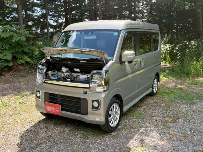 エブリイワゴン PZターボスペシャル 4WD　ディスプレイモニター　バックカメラ　両側パワスラ　エンジンスターターブレーキサポート　スペアキー 660