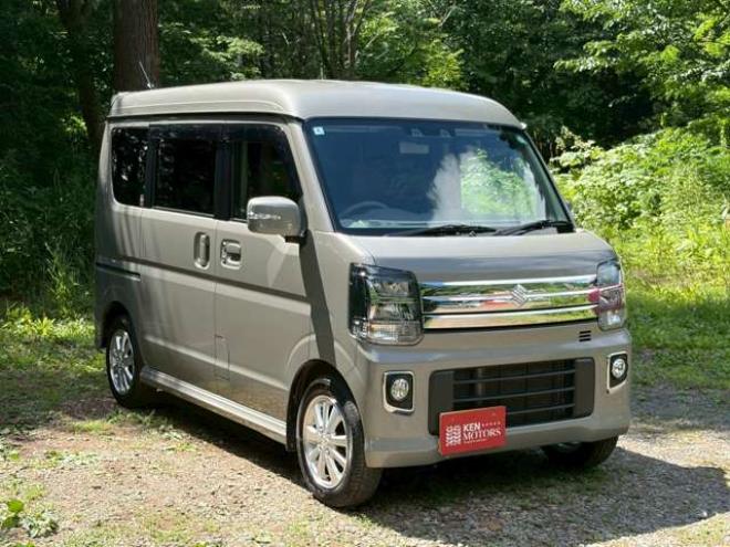 エブリイワゴン PZターボスペシャル 4WD　ディスプレイモニター　バックカメラ　両側パワスラ　エンジンスターターブレーキサポート　スペアキー 660