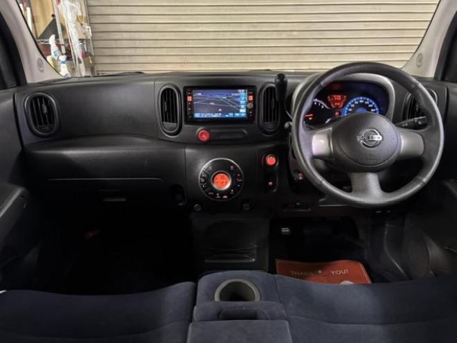 キューブ１５Ｘ　Ｆｏｕｒ　インディゴ＋プラズマ　ワンオーナー　禁煙車　Ｂｌｕｅｔｏｏｔｈ　純正ナビ　地デジ　ＤＶＤ再生　バックカメラ　インテリジェントキー　純正１５インチＡＷ　スタッドレスタイヤ付　ドライブレコーダー　純正ドアバイザー　ＥＴＣ 4WD 1500 5Dr