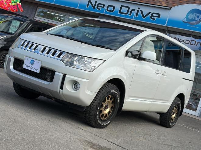 デリカD5 2.2DT Dパワーパッケージ 4WD ローンが不安な方＜優遇ローン＞ 本州仕入 寒冷地仕様 ナビ　後席モニター 4WD 2300 5Dr