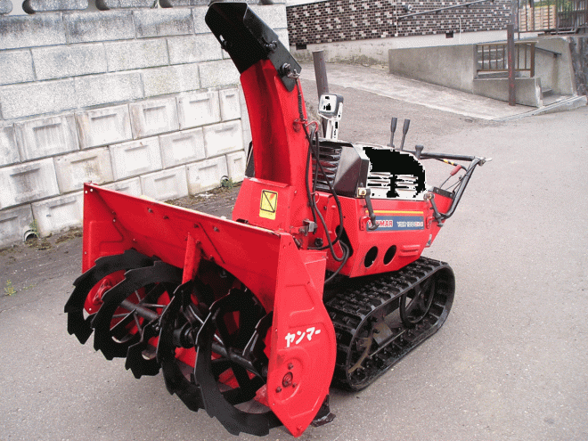 除雪機ヤンマー10馬力除雪機　ＹＳＲ－100ＤＸ－Ｅ　ガソリンエンジン　点検済み　即使用可