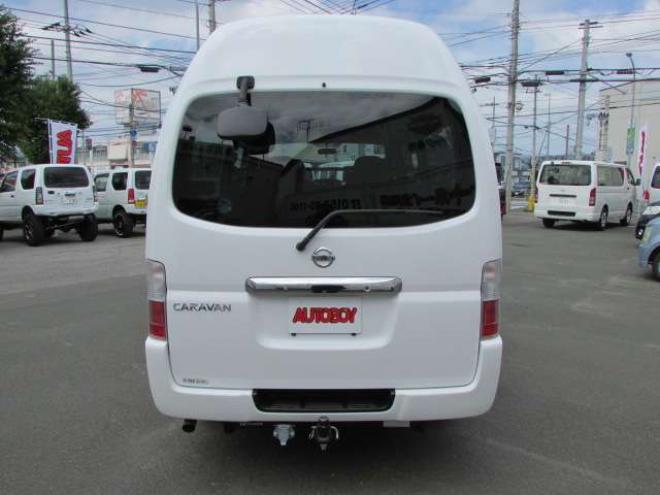 キャラバン3.0 GX スーパーロングボディ ハイルーフ ディーゼルターボ 4WD　ヒッチメンバー/3段ステップ/ベバストヒーター/ルーフベンチレーション/パートタイム4WD/リヤヒーター&クーラー/キーレス/パワーウィンドウ 3000