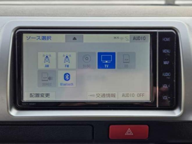 ハイエースバン2.8 スーパーGL ロング ディーゼルターボ 4WD　リアクーラー&ヒーター　プッシュスタート　スマートキー　　ベッドキッド LEDヘッドライト横滑り防止　衝突被害軽減　車線逸脱　トヨタ純正ナビ　フルセグTV　Bluetooth　Bカメラトヨタ純正リアモニター　ETC 2800