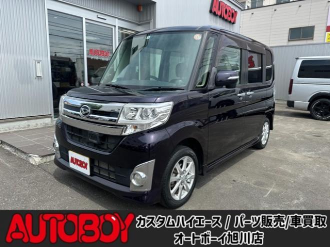 タントカスタム X SA 4WD　プッシュスタート 片側パワースライドドア 横滑り防止 社外ナビ バックカメラ フルセグTV　Bluetooth LEDヘッドライト ステアリングスイッチ オートヘッドライト ピラーレス　ETC 660