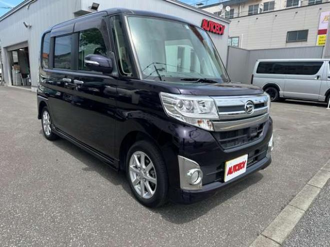 タントカスタム X SA 4WD　プッシュスタート 片側パワースライドドア 横滑り防止 社外ナビ バックカメラ フルセグTV　Bluetooth LEDヘッドライト ステアリングスイッチ オートヘッドライト ピラーレス　ETC 660