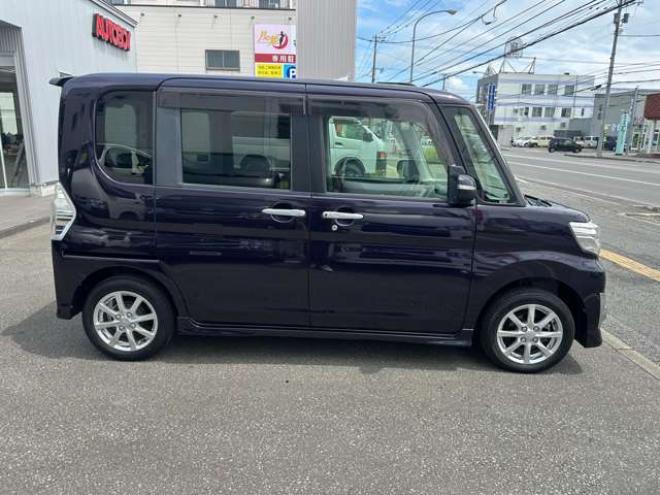 タントカスタム X SA 4WD　プッシュスタート 片側パワースライドドア 横滑り防止 社外ナビ バックカメラ フルセグTV　Bluetooth LEDヘッドライト ステアリングスイッチ オートヘッドライト ピラーレス　ETC 660