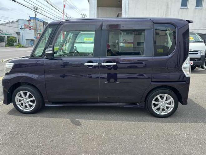 タントカスタム X SA 4WD　プッシュスタート 片側パワースライドドア 横滑り防止 社外ナビ バックカメラ フルセグTV　Bluetooth LEDヘッドライト ステアリングスイッチ オートヘッドライト ピラーレス　ETC 660