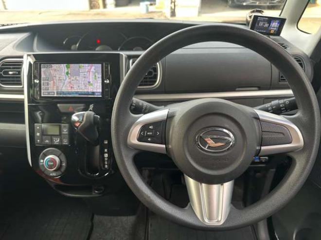 タントカスタム X SA 4WD　プッシュスタート 片側パワースライドドア 横滑り防止 社外ナビ バックカメラ フルセグTV　Bluetooth LEDヘッドライト ステアリングスイッチ オートヘッドライト ピラーレス　ETC 660