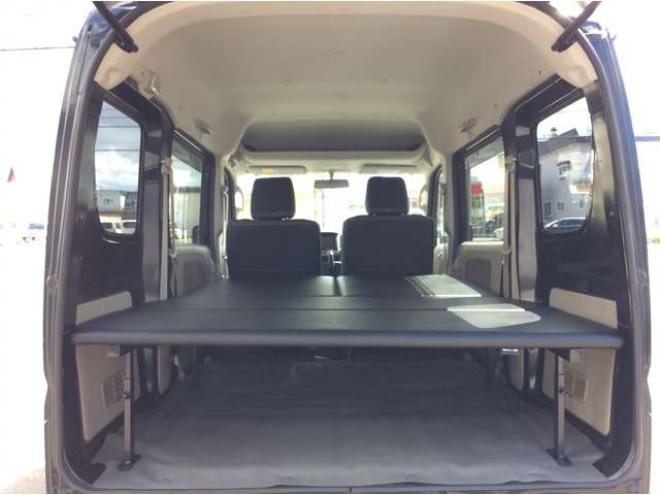 エブリイジョイン ハイルーフ 5AGS車 4WD　パートタイム4WD　キーレス　リアヒーター　フルセグTV　7インチメモリナビ　ベッドキッド　電動格納ミラー　社外タコメーター　DVD/CD　AUX　Bluetooth　 ハイルーフ　アルミホイール 660