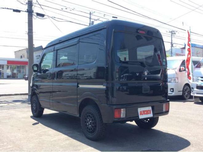 エブリイジョイン ハイルーフ 5AGS車 4WD　パートタイム4WD　キーレス　リアヒーター　フルセグTV　7インチメモリナビ　ベッドキッド　電動格納ミラー　社外タコメーター　DVD/CD　AUX　Bluetooth　 ハイルーフ　アルミホイール 660