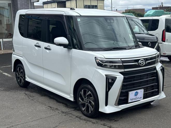 タント660カスタムX 4WD ローンが不安な方＜優遇ローン＞本州仕入　寒冷地仕様　両側パワスラ 4WD 660 5Dr