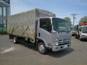 エルフ　平ボディ幌付　SDG-NPS85AR　 4WD 2990