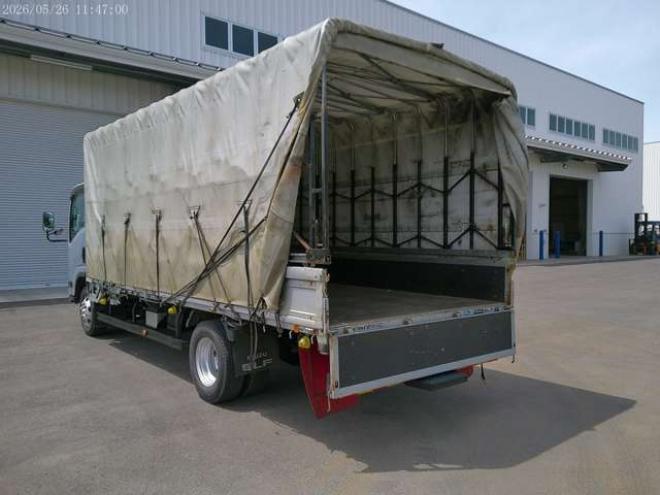 エルフ平ボディ幌付　SDG-NPS85AR　 4WD 2990