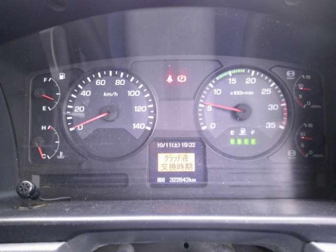 ファイター平ボディコンテナ専用車　QKG-FK62FZ　 2WD 7540