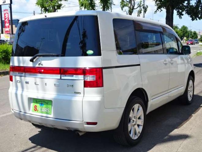 デリカD：5 2.2 D パワーパッケージ ディーゼルターボ 4WD　本州車　保証1年/走行距離無制限　4WD　2.2ディーゼルターボ　両側パワースライドドア　パワーバックドア　8型ナビ　地デジ　バックカメラ　フロント・サイドカメラ　フリップダウンモニター　ETC 18インチアルミ 2300