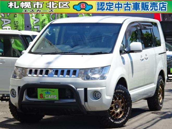 デリカD：5 2.2 D パワーパッケージ ディーゼルターボ 4WD　本州車　保証1年/走行距離無制限　4WD　ディーゼルターボ　ワンオーナー　マッドタイヤ　エクストリームJアルミ　ブルバー　両側パワースライドドア　社外ナビ　地デジ　バックカメラ　Bluetooth接続　パドルシフト 2300