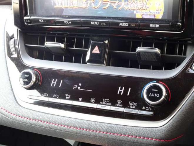 カローラスポーツ 1.2 G Z 4WD　保証1年/走行距離無制限　4WD　トヨタセーフティセンス　　TRDエアロ RAYS/VOLK RACING18AW 純正9インチナビ 地デジ バックカメラ BSM　ヘッドアップディスプレイ　ハーフレザー　ステアリングヒーター 冬タイヤ付 1200