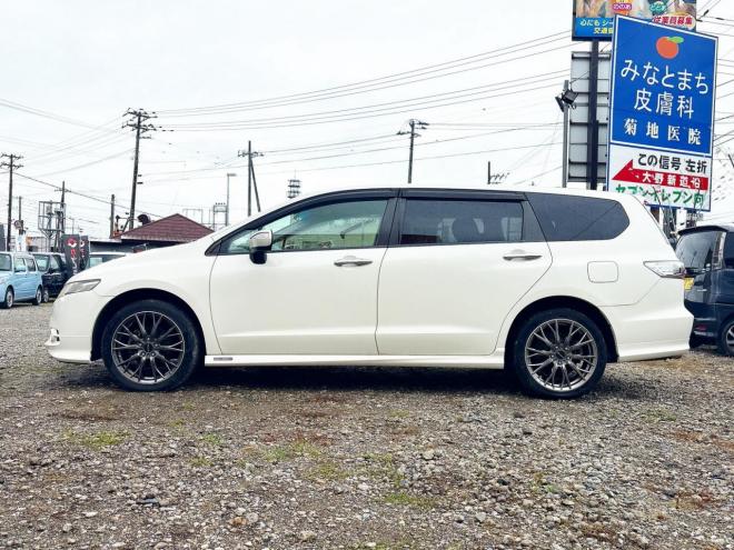 オデッセイ2.4Mエアロパッケージ 4WD　ローンが不安な方＜優遇ローン＞本州仕入　1年保証　純正HDDナビ　フルセグ