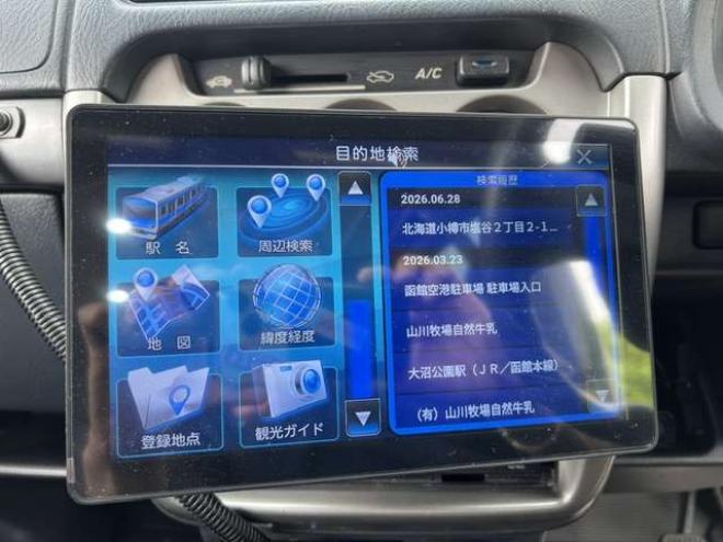アクティバン SDX　キャンピング仕様車・車中泊仕様・マッドベージュ全塗装・Bluetooth対応社外ナビ・リアモニター・ベッドキット・LED照明・簡易シンク・100V外部電源・車検令和10年5月 2WD 660