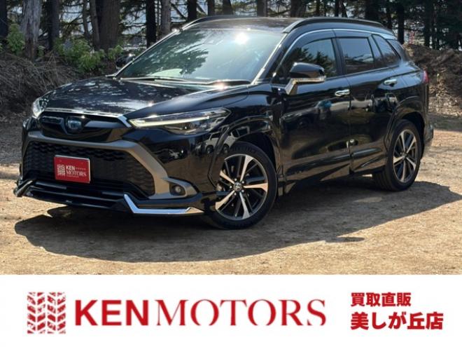 カローラクロス1.8 ハイブリッド Z E-Four 4WD　モデリスタエアロ　電動シート　電動リアゲート　バックカメラ　ETC　フルセグTV　パワステ　パワーウィンドウ　ABS　クルーズコントロール　アルミホイール　盗難防止装置　横滑り防止装置　ルーフレール 1800