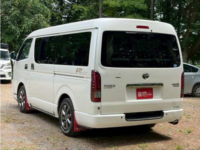 ハイエースバン2.7 スーパーGL プライムセレクション ワイド ロング ミドルルーフ 4WD　ベッドキット　ナビ　TV　バックカメラ　エアコン　ETC　パワステ　パワーウィンドウ　キーレスエントリー　両側スライドドア　盗難防止装置　障害物センサー 2700