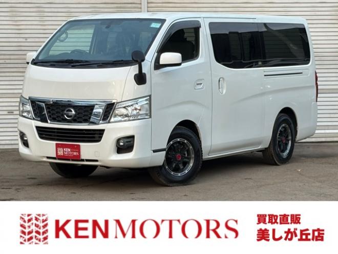キャラバンNV350 2.5 プレミアムGX ロングボディ ディーゼルターボ 4WD　ベッドキット　スマートキー　キーレスエントリー　パワステ　パワーウィンドウ　ABS　ETC　エアコン　盗難防止装置　両側スライドドア 2500