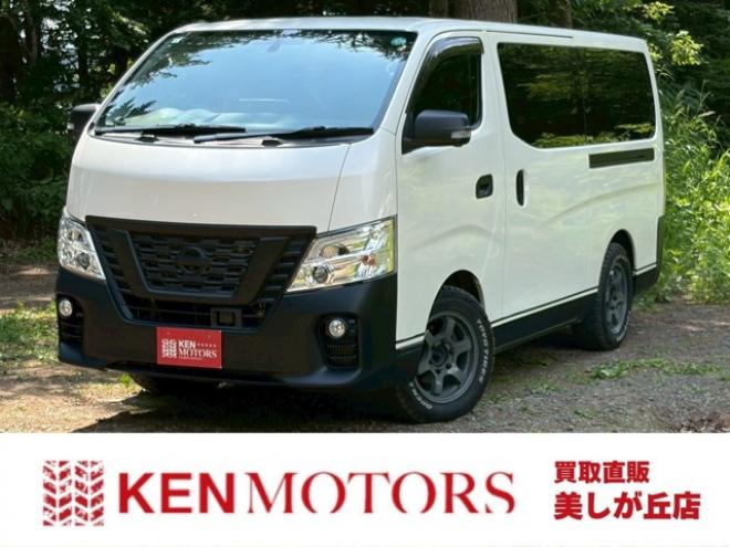 キャラバンNV350 2.5 プレミアムGX ロングボディ ディーゼルターボ 4WD　社外11インチナビ　バックカメラ　エンジンスターター　ETC　ワンオーナー　左側電動スライドドア　社外アルミ　パワーウィンドウ　パワステ　後席モニター　ABS　キーレスエントリー　衝突被害軽減ブレーキ 2500