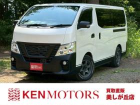 キャラバン　NV350 2.5 プレミアムGX ロングボディ ディーゼルターボ 4WD　社外11インチナビ　バックカメラ　エンジンスターター　ETC　ワンオーナー　左側電動スライドドア　社外アルミ　パワーウィンドウ　パワステ　後席モニター　ABS　キーレスエントリー　衝突被害軽減ブレーキ 2500