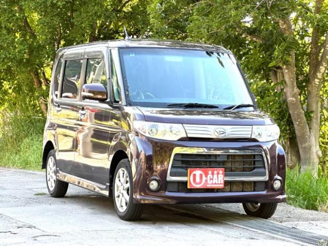 タントカスタムL 4WD タイミングチェーン車　サビ少ない　USBオーディオ HID キーフリー 4WD 660 5Dr