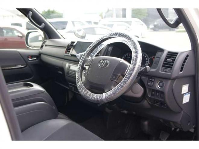 ハイエースバン2.8 スーパーGL ダークプライムII ロングボディ ディーゼルターボ 4WD　モデリスタフロントスポイラー　ワーク18インチAW　8インチナビTV 両側電動パワースライドドア 415COBRAフラットキット(ベッドキット) 2800