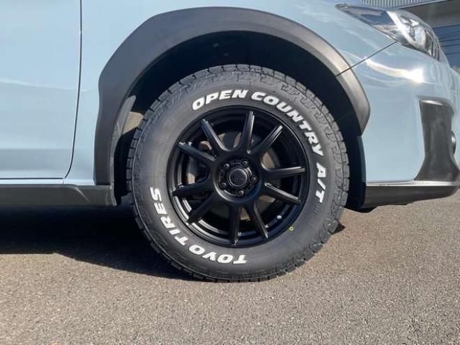 XV2.0i-L アイサイト 4WD　新品TOYOオープンカントリーA/Tタイヤ　ファイナリスト製16インチAW　社外ナビ・TV　バックカメラ　ETC　パドルシフト　レーダークルーズコントロール　純正AW&冬タイヤ付き 2000