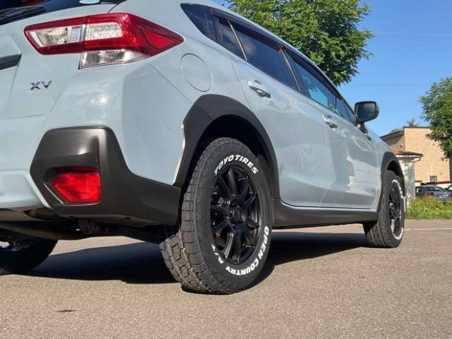 XV2.0i-L アイサイト 4WD　新品TOYOオープンカントリーA/Tタイヤ　ファイナリスト製16インチAW　社外ナビ・TV　バックカメラ　ETC　パドルシフト　レーダークルーズコントロール　純正AW&冬タイヤ付き 2000