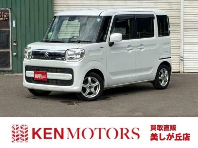 スペーシアハイブリッド X 4WD　レーダーブレーキサポート　両側パワスライドドア　社外ナビ　地デジ　シートヒーター社外エンジンスターター 660