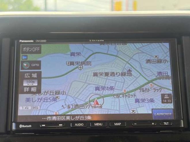 スペーシアハイブリッド X 4WD　レーダーブレーキサポート　両側パワスライドドア　社外ナビ　地デジ　シートヒーター社外エンジンスターター 660