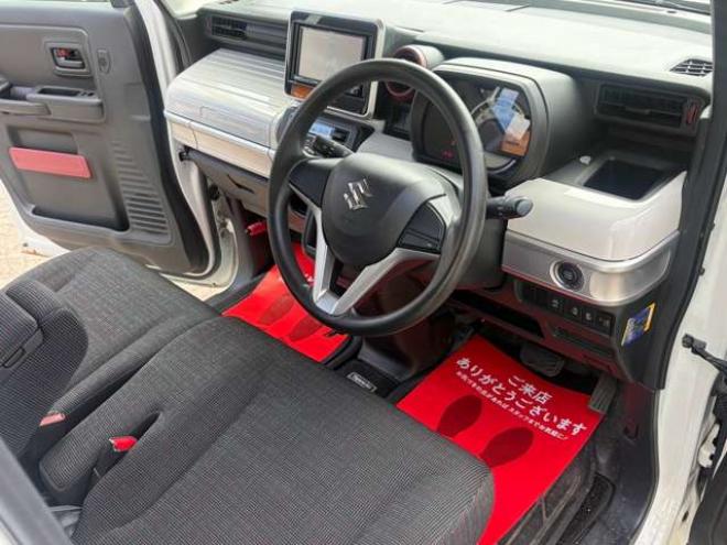 スペーシアハイブリッド X 4WD　レーダーブレーキサポート　両側パワスライドドア　社外ナビ　地デジ　シートヒーター社外エンジンスターター 660