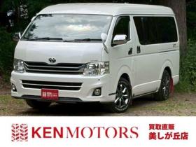 ハイエースバン　2.7 スーパーGL プライムセレクション ワイド ロング ミドルルーフ 4WD　ベッドキット　ナビ　TV　バックカメラ　エアコン　ETC　パワステ　パワーウィンドウ　キーレスエントリー　両側スライドドア　盗難防止装置　障害物センサー 2700