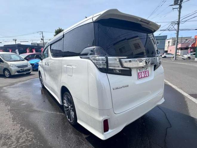 ヴェルファイア2.5 Z Aエディション 4WD　純正ナビ　Bluetooth　フルセグTV　バックカメラ　ETC　両側ワンタッチパワースライドドア　アイドリングストップ　横滑り防止装置　オートホールド　社外アルミホイール夏　オットマン　プッシュスタート 2500