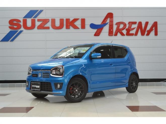 アルトワークス 660 オートギヤシフト 4WD　ワンオーナー車4WDターボオートギアシフトセーフティサポート搭載車アイドリングストップ横滑り防止装置ハイビームアシストLEDライトRECAROシート純正ナビTVビルトインETCパドルシフト 660