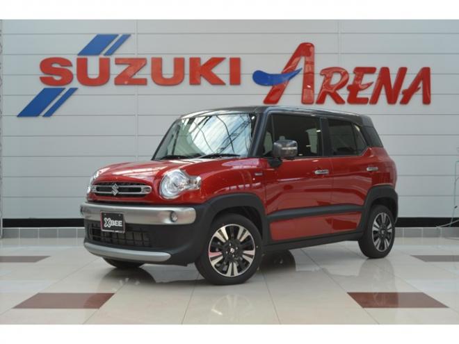 クロスビー1.0 ハイブリッド MZ 4WD　登録済未使用車ハイブリッド4WDターボセーフティサポート搭載パドルシフト8インチナビTVアダプティブクルーズコントロール横滑り防止装置ハイビームアシストLEDライトシートヒーター 登録済未使用車 1000