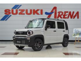 ハスラー　タフワイルドターボ 4WD　届出済未使用車ハイブリッド4WDターボセーフティサポート搭載スズキコネクト対応通信機装着車アダプティブクルーズコントロール全方位モニター付9インチナビTVバックカメラハイビームアシストLEDライト 登録済未使用車 660