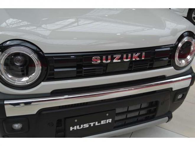 ハスラータフワイルドターボ 4WD　届出済未使用車ハイブリッド4WDターボセーフティサポート搭載スズキコネクト対応通信機装着車アダプティブクルーズコントロール全方位モニター付9インチナビTVバックカメラハイビームアシストLEDライト 登録済未使用車 660