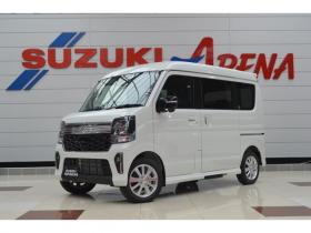 エブリイ　ワゴン PZターボスペシャル ハイルーフ 4WD　届出済未使用車4WDターボセーフティサポート搭載アイドリングストップスズキコネクト対応通信機CVTマチック両側オートスライドドアステップ全方位モニター付9インチナビTVバックカメラハイビームアシストLEDライト 登録済未使用車 660