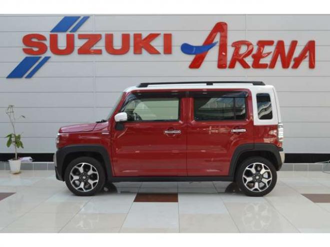 ハスラーJスタイル ターボ 4WD　ワンオーナー車ハイブリット4WDターボセーフティサポート搭載パドルシフSDナビTVトアダプティブクルーズコントロールLEDアイドリングストップ7インチワイドナビTVバックカメラETCドラレコ前後 660
