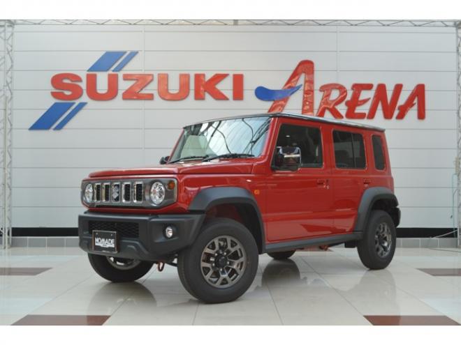 ジムニーノマド1.5 FC 4WD　登録済未使用車4WDセーフティサポート搭載デュアルカメラブレーキサポート後退時ブレーキサポート7インチワイドナビTVアダプティブクルーズコントロールハイビームアシストLEDライトシートヒーター 登録済未使用車 1500
