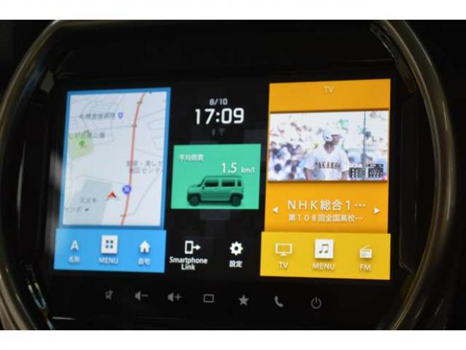 ハスラーJスタイルII 4WD　ワンオーナー車ハイブリッド4WD特別仕様セーフティサポート搭載アイドリングストップ全方位モニター付9インチナビTVバックカメラアダプティブクルーズコントロールドライブレコーダー 660