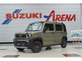 ハスラー　タフワイルド 4WD　届出済未使用車ハイブリッド4WDセーフティサポート搭載スズキコネクト対応通信機装着車アダプティブクルーズコントロール全方位モニター付9インチナビTVバックカメラハイビームアシストLEDライト 登録済未使用車 660