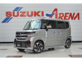 スペーシア　カスタム ハイブリッド XS 4WD　ハイブリッド4WDセーフティサポート搭載スズキコネクト対応通信機装着車アダプティブクルーズコントロール全方位モニター付9インチナビ両側オートスライドドアLEDステアリングヒーターパーキングセンサー 登録済未使用車 660