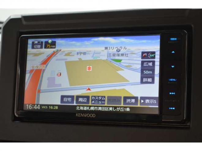 ジムニーXC 4WD　ワンオーナー車4WDターボセーフティサポート搭載アイドリングストップ横滑り防止装置クルーズコントロールハイビームアシストLEDライト7インチワイドナビTVオプショングリル 660